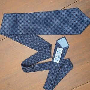 LIEBERT Cix's Fort Worth Navy Blue 53.5" Tie Vintage